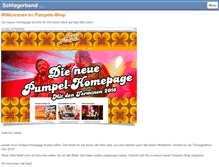 Tablet Screenshot of papis-pumpels-fanshop.de